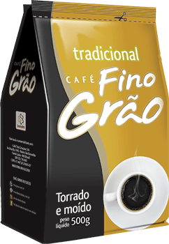 Café Fino Grão Torrado e Moído Tradicional